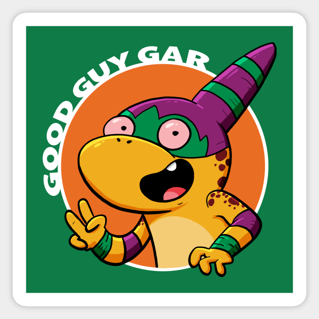 Good Guy Gar Sticker by striffle